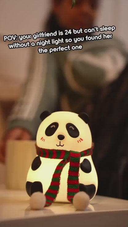 cute night lamp panda